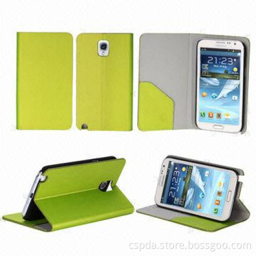 Ultra-thin Leather Case for Samsung Galaxy Note 3, with Stand